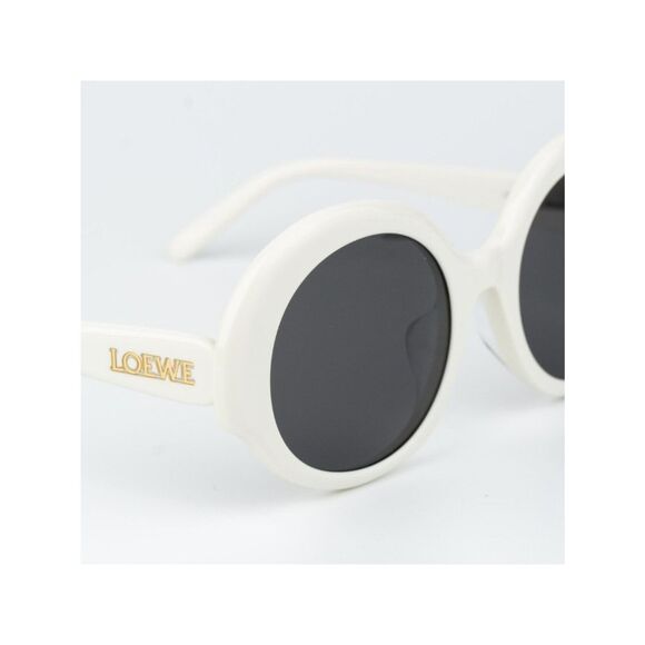 Loewe Women Sunglasses Ivory Grey Round LW40135F 25A NEW AUTHENTIC main image 4
